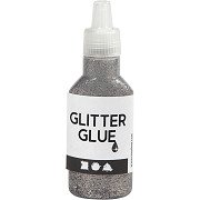 Glitzerkleber Silber, 25ml