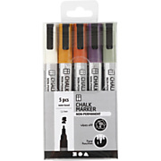 Chalk Markers Pastel Colors, 5 pcs.