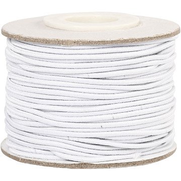 Elastic Thickness 1mm White, 25m