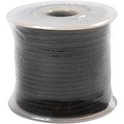 Elastic Thickness 2mm Black, 25m