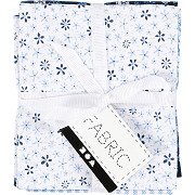 Patchworkstoff Blau 45x55cm, 4 Stk.