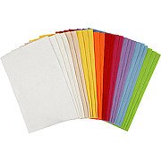 Hobby-Filz, verschiedene Farben, 24 Blatt