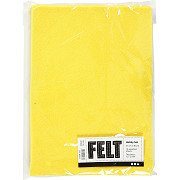 Hobby Filz Gelb A4, 10 Blatt