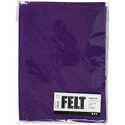 Craft felt, Purple, A4, 10 sheets