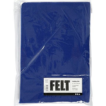 Hobby Filz Blau A4, 10 Blatt