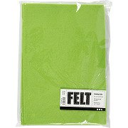 Hobby Felt Light Green A4, 10 Sheets