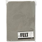 Hobby Felt Gray A4, 10 Sheets