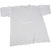 T-shirt White with Round Neck Cotton, 3-4 years