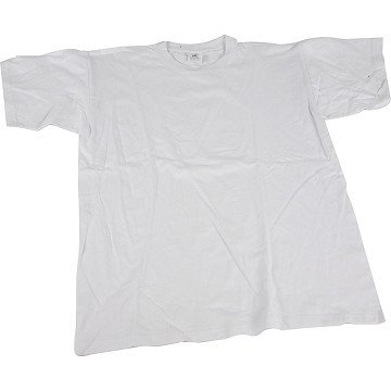 T-shirt White with Round Neck Cotton, 3-4 years