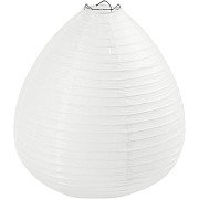 Rice Paper Lamp White Drop, 27cm