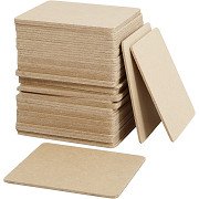 Coasters MDF 10x10cm, 50 pcs.