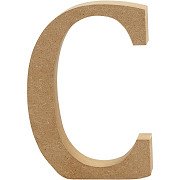 Letter C MDF 13cm, 1pc.