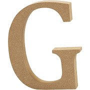 Letter G MDF 13cm, 1pc.