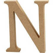 Letter N MDF 13cm, 1pc.