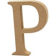 Buchstabe P MDF 13cm, 1Stk.