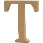 Letter T MDF 13cm, 1st.