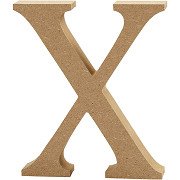 Buchstabe X MDF 13cm, 1Stk.