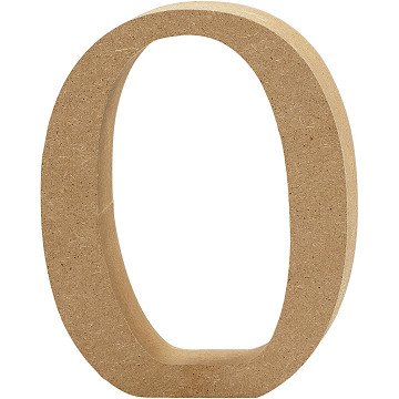 Number 0 MDF 13cm, 1pc.