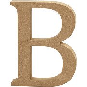 Buchstabe B MDF 8cm, 1Stk.