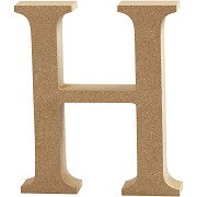 Letter H MDF 8cm, 1pc.