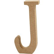 Letter J MDF 8cm, 1pc.