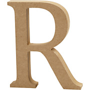 Letter R MDF 8cm, 1pc.