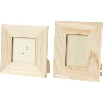 Holzrahmen klein, 2 Stk.