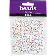 Letter Beads and Numbers, 200pcs.