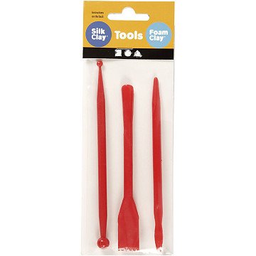 Modeling Tools Red, 3 pcs.