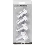 Flower Stamp Cookie Cutters, 4 pcs.