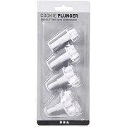 Cookie Cutters with Star Stamp, 3 pcs.