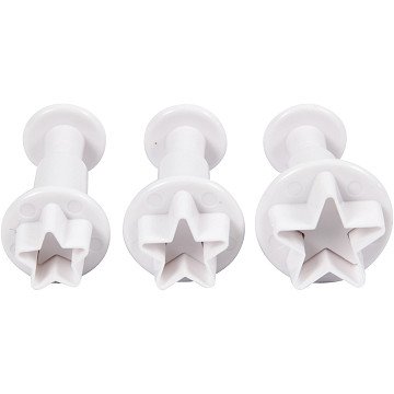 Cutters with Stamp Star, 3 pcs.