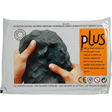 Self-hardening Modeling Clay Black, 1000gr