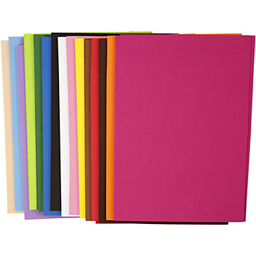 EVA Foam Sheets Color A4, 30 Sheets