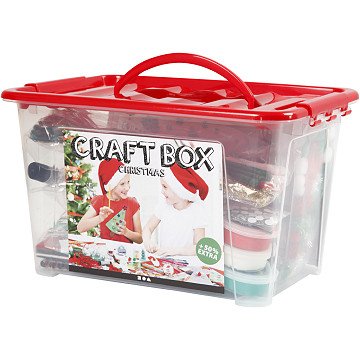 Hobbybox Red with Creative Materials