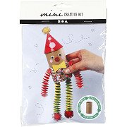 Mini-Kreativset Toilettenpapier-Clown