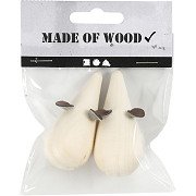 Wooden Mouse, 2 pcs.