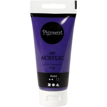 Pigment Art Acrylic Paint Violet, 75ml