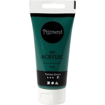 Pigment Art Acrylic Paint Forrest Green, 75ml