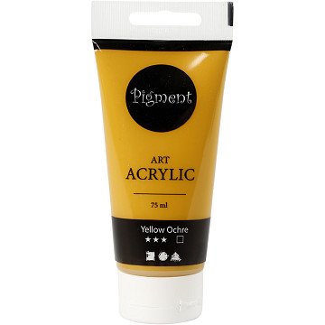 Pigment Art Acrylverf Ochre Geel, 75ml