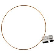 Metal Wire Ring Gold, 20cm