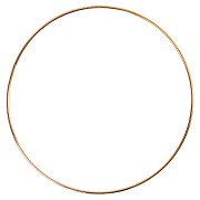 Metal Wire Ring Gold, 20cm