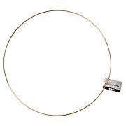 Metal Wire Ring Gold, 30cm