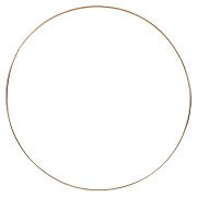 Metal Wire Ring Gold, 30cm