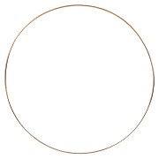 Metal Wire Ring Gold, 30cm