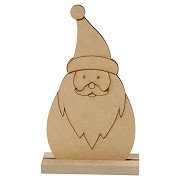 Weihnachtsfigur Weihnachtsmann aus Holz