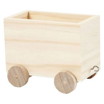 Eisenbahnwaggon aus Holz