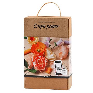 Bastelset für Krepppapierblumen