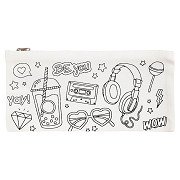 Pencil case white