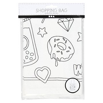 Shoulder bag with print